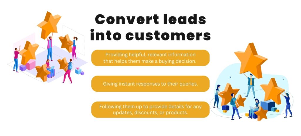 Convert leads into customers