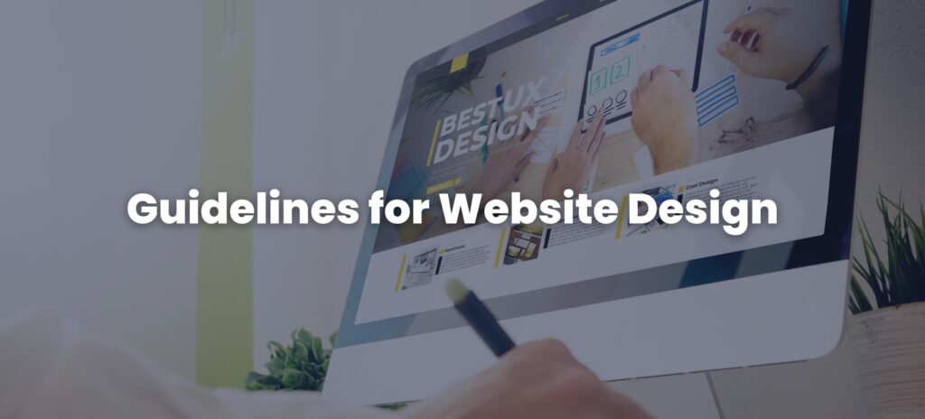 guideline of website design